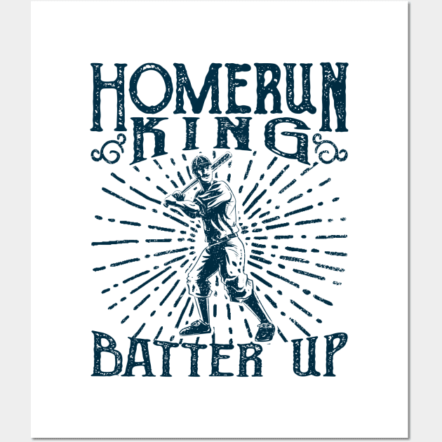 Homerun King Batter Up Wall Art by JakeRhodes